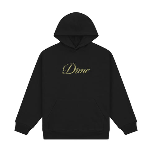 Dime Cursive Hoodie Sweat A Capuche - Black - Streetart.fr